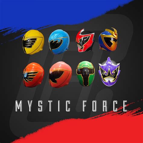 ANIKI Mystic Force Ranger Cosplay Collectible Helmet Mask - Etsy