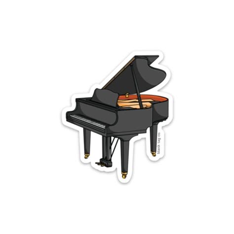 The Piano Sticker | Music stickers, Cute stickers, Sticker collection