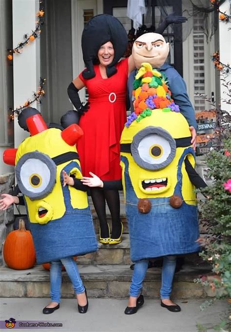 Gru and Minions Family Costume | Original DIY Costumes