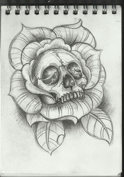 Skull Tattoo Design by Frosttattoo on DeviantArt