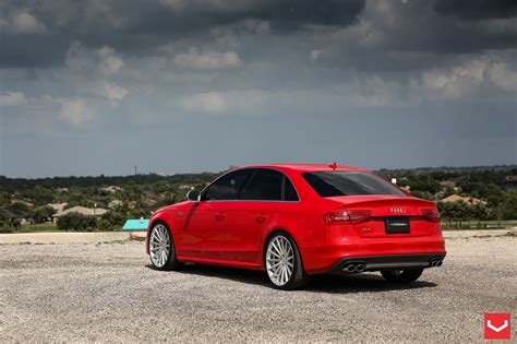 Prominent Red Audi S4 Fitted with Custom Accessories — CARiD.com Gallery