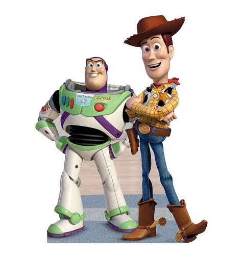 Advanced Graphics Lifesize Buzz Lightyear & Woody Cutouts, Toy Story Theme Birthday Party ...