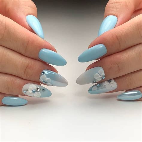 50 Stunning Matte Blue Nails Acrylic Design For Short Nail - Page 14 of 50 - Fashionsum