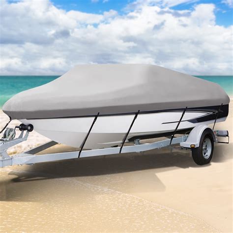 14 - 16 foot Waterproof Boat Cover - Grey - Wholesales Direct