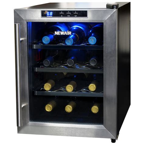 NewAir 12-Bottle Thermoelectric Wine Cooler-AW-121E - The Home Depot