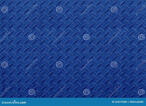 Abstract Blue Metal Diamond Plate Background Stock Photo - Image of floor, heavy: 254374488