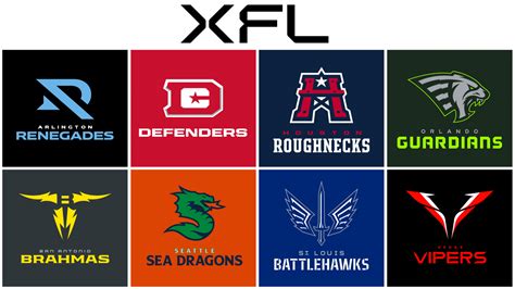 XFL Releases Team Names And Logos For 2023 Season