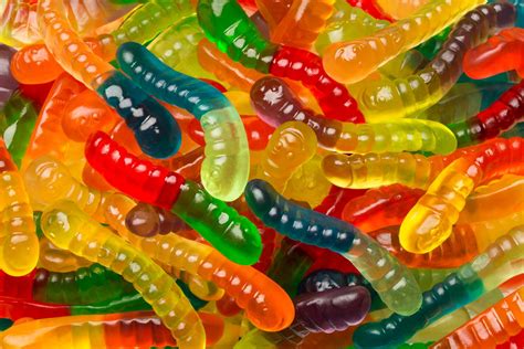 12 Flavor Mini Gummi Worms | World's Best Gummies | Gourmet Candy | Albanese Candy