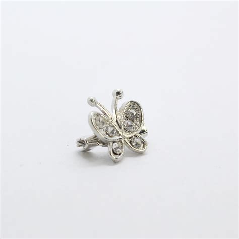 Mini Butterfly Brooch Silver - Rosh