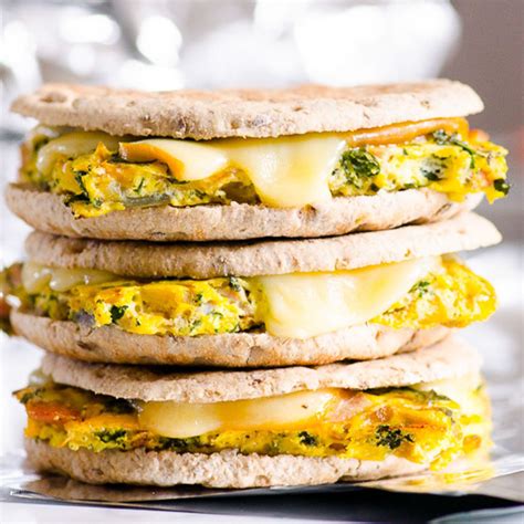 Healthy Breakfast Sandwich (Make Ahead Recipe) - iFoodReal.com