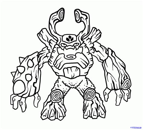 Skylander giant coloring pages download and print for free