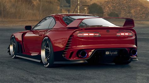 Toyota Supra MK4 Stage 1 Custom Wide Body Kit by Hycade Ver.1 Buy with ...