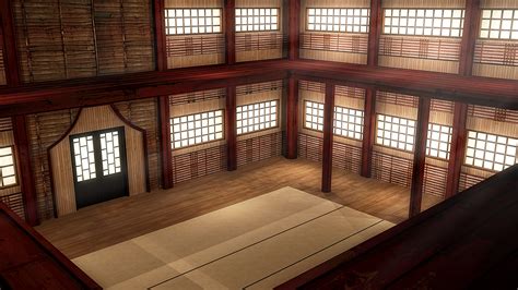 Martial Arts Dojo Interior | Daz 3D