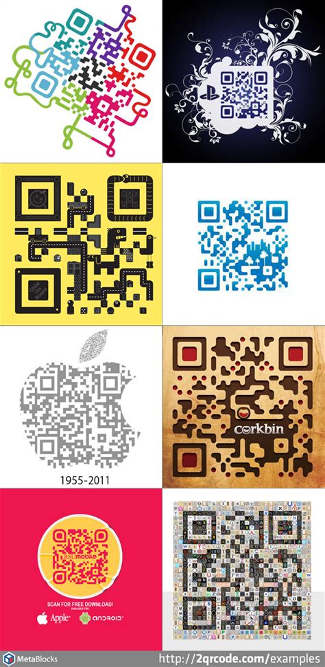 QR Code Art Examples #1 (Mini) – Metablocks