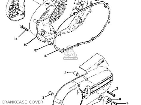 Yamaha RD250 1974 USA parts lists and schematics