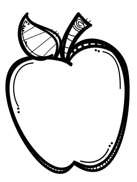 Manzana: | Fall coloring pages, Apple clip art, Coloring pages