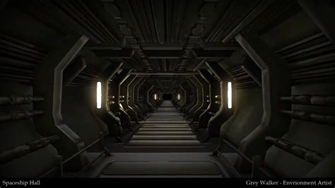 Spaceship Hallway by GreyPWalker on DeviantArt