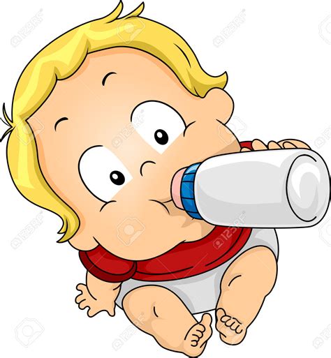 Baby Drinking Bottle Clipart – 101 Clip Art