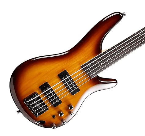 Ibanez SR375EF Soundgear 5-String Fretless Bass Guitar - Brown Burst | The Guitar Hangar