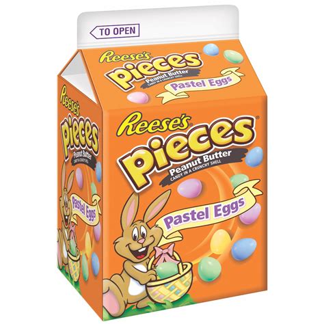 Reese's Pieces Mini Eggs Filled Carton 3.5 oz.