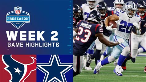 Houston Texans vs. Dallas Cowboys | Preseason Week 2 2021 NFL Game Highlights