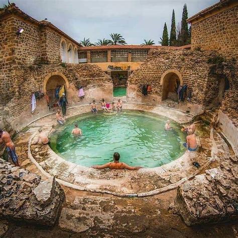 A Roman bathhouse still in use after 2000 years in Khenchela Algeria ...