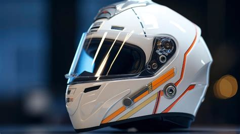 Premium AI Image | Close up of Rally Driver's Racing Helmet