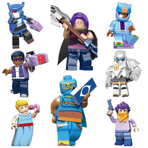 LEGO X Brawl Stars 8 in 1 Action Mini Figures | Brawl Stars