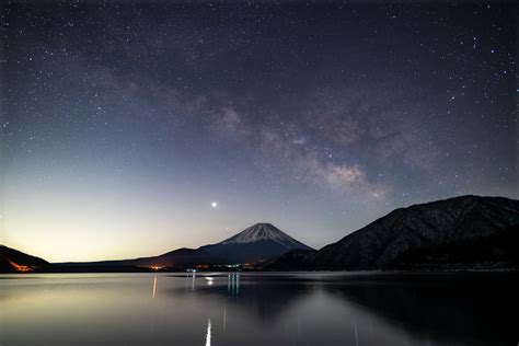 Wallpaper : Mount Fuji, sky, night 5566x3713 - gaosiqiangxie - 2086373 - HD Wallpapers - WallHere