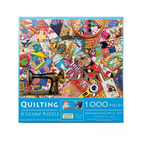 Quilting, 1000 Pieces, SunsOut | Puzzle Warehouse