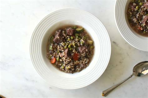 Beef + Vegetable + Wild Rice Stew (Revisited) • Sunday Table