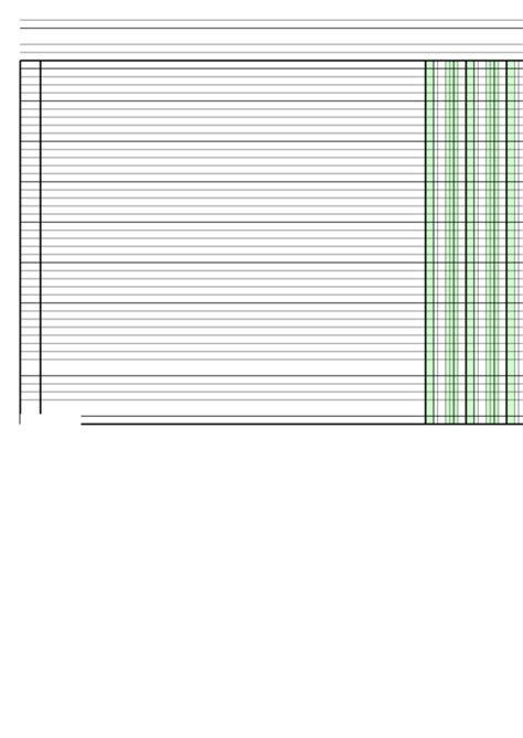 Blank Data Table Template printable pdf download