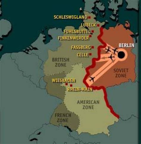 Map Of Germany During Cold War - Allina Madeline