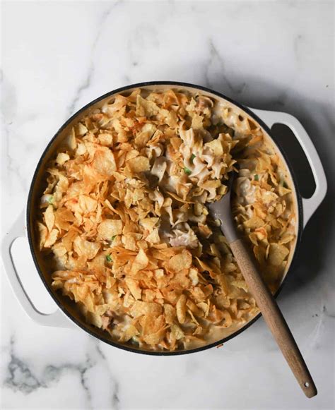 Tuna Noodle Casserole with Potato Chips - The Healthy Epicurean