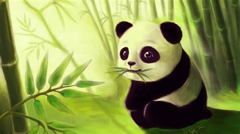 Cute Panda Cartoon Wallpapers - Wallpaper Cave