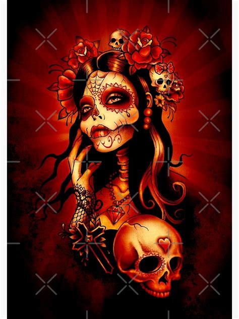 "Day of the Dead Art, Day of the Dead Picture ,Dia De Los Muertos" Photographic Print for Sale ...