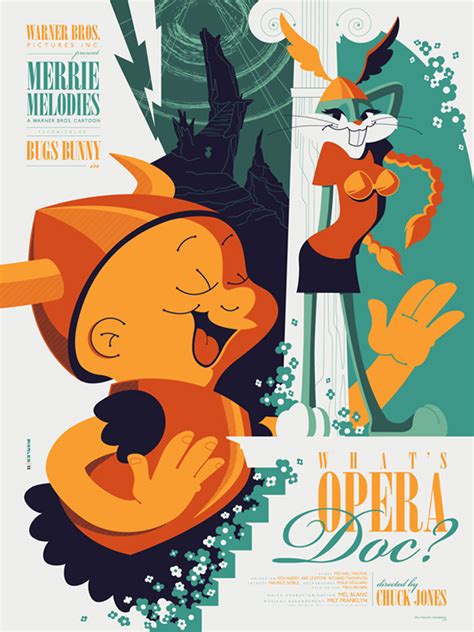 What’s Opera Doc?, A Looney Tunes Poster Design by Tom Whalen