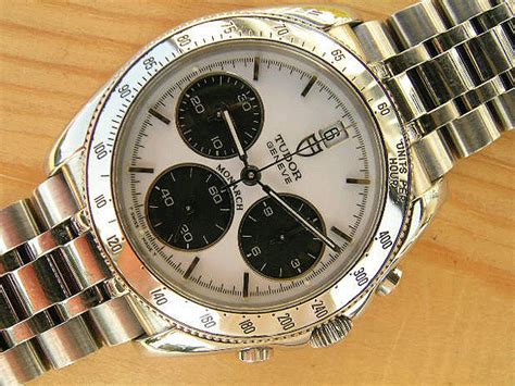 Rolex Tudor Monarch chronograph steel 2002 - Vintage Watches