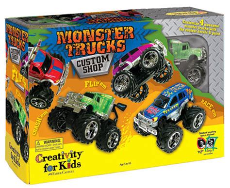 Monster Trucks Custom Shop - Best Arts & Crafts for Babies