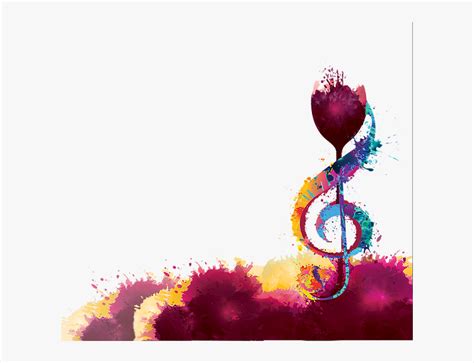 Colorful Border And Music Note - Colorful Music Note Border, HD Png Download , Transparent Png ...