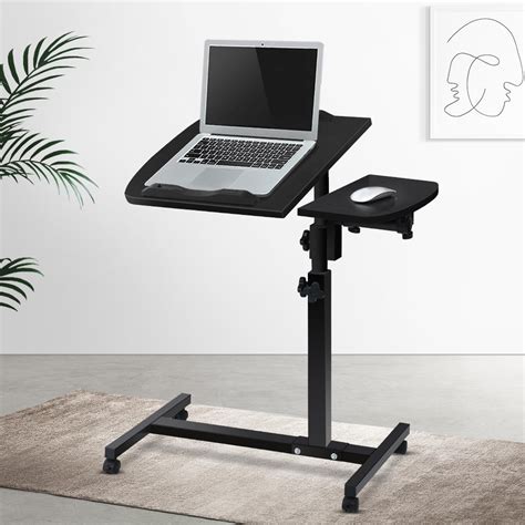 Artiss Laptop Table Desk Adjustable Stand - Black - Bunnings Australia