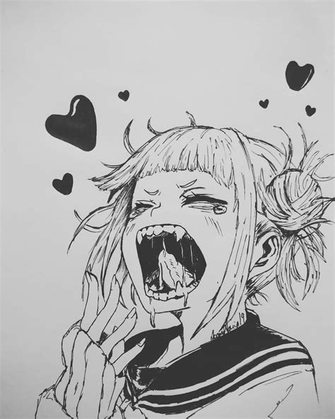 Himiko Toga Anime Character Drawing Anime Drawings Anime Sketch ...