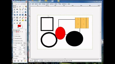 Gimp Tips - Draw / Add Basic Shapes - Circle - Square -... | Doovi