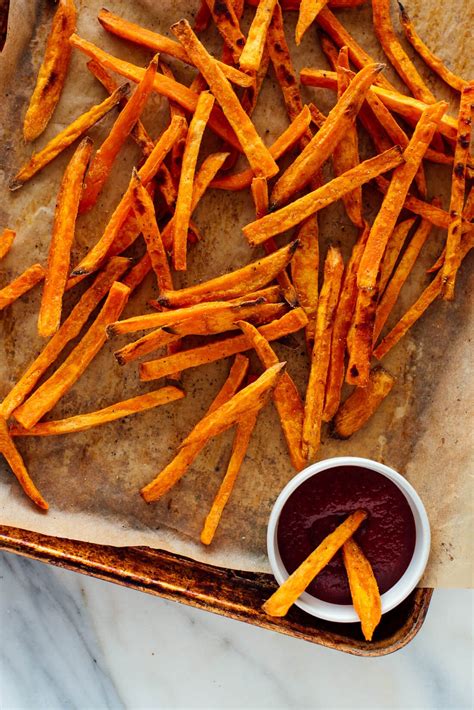 Crispy Baked Sweet Potato Fries - Cookie and Kate