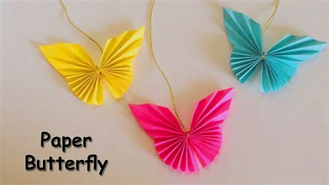 EASY Paper Butterfly | Origami Butterfly | Easy Paper Crafts | DIY Crafts - YouTube