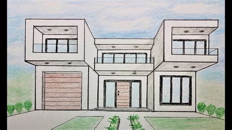 40 Best Modern house sketch drawing for Adult | Best Sketch Art with Pencil