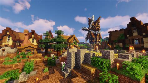 Minecraft Medieval Small Town