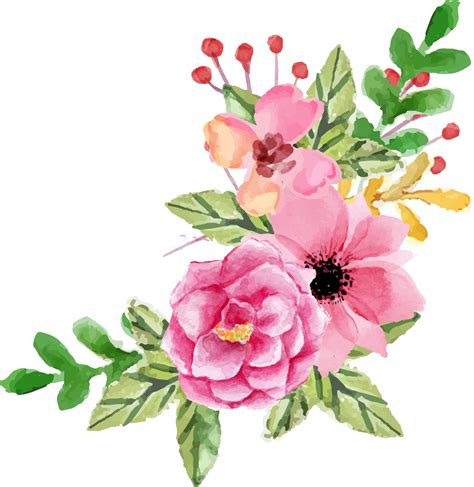 Aquarell Floral Clipart Aquarell Blumen Clipart Aquarell Etsy | My XXX Hot Girl