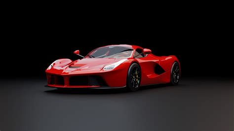 Ferrari LaFerrari 2014 2015 super luxury sports car 3D