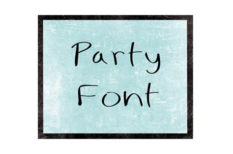 Party Style Font By JR Fonts and Designs | TheHungryJPEG